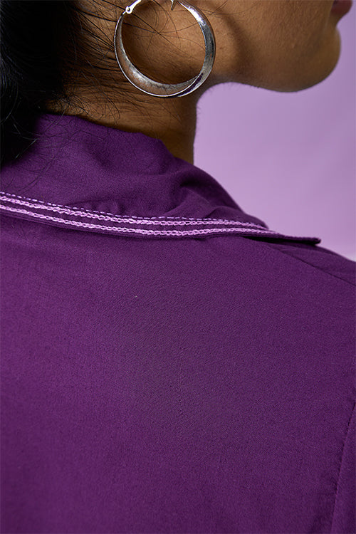 Okhai 'Free Spirit' Pure Cotton Hand Embroidered Mirror Work Dress