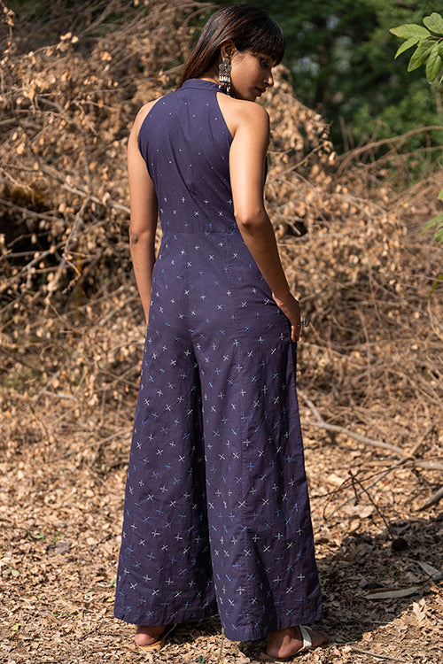 Okhai 'Magic Spell' Hand Embroidered Mirror Work Jumpsuit