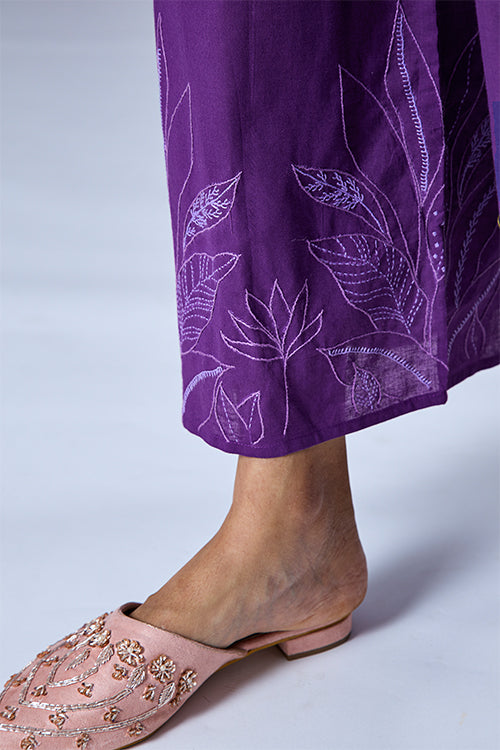 Okhai 'Powerful' Pure Cotton Hand Embroidered Jumpsuit