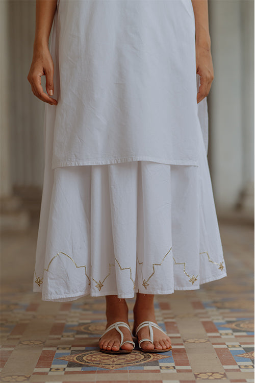 Okhai 'Starry Eyes' Gota Patti Kurta Pant Dupatta Set