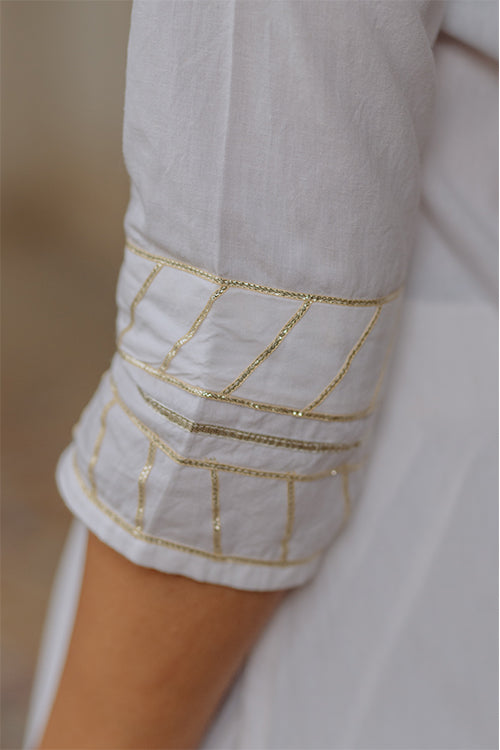Okhai 'Starry Eyes' Gota Patti Kurta Pant Dupatta Set