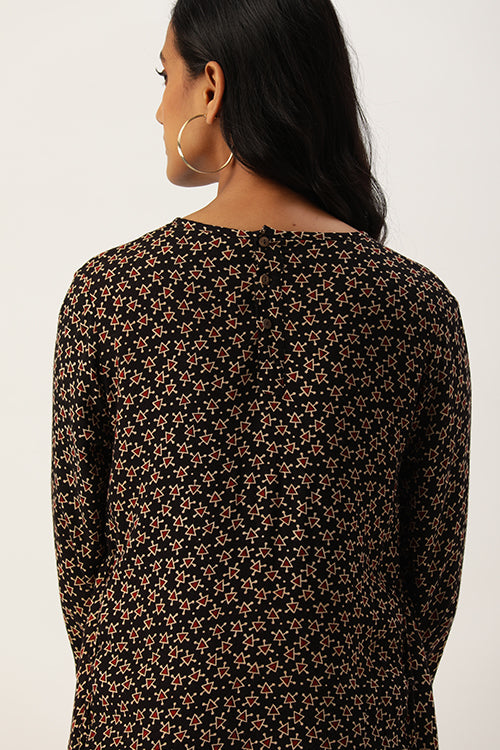 Okhai "Noir Grace" Mirror Work Dress