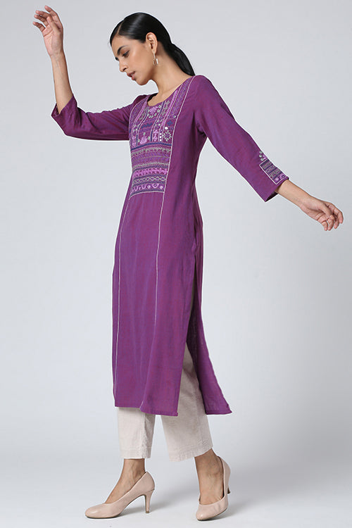 Okhai 'Gauhar' Mirror Work Hand Embroidery Kurta