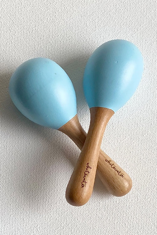 Whitewater Kids Wooden Maracas Set - Blue