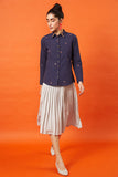 Okhai 'Noble Woman' Kutch Embroidered Pure Cotton Shirt