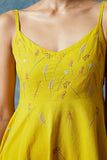 Okhai 'Summer Dance' Hand Embroidered Pure Cotton Dress