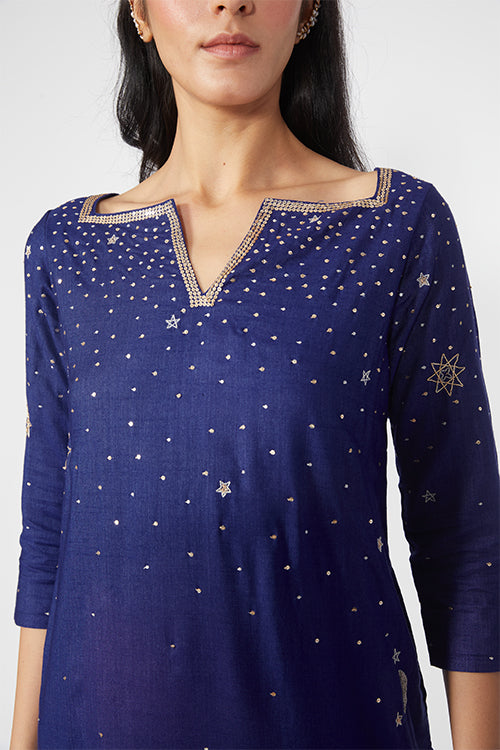 Okhai 'Daystar' Embroidered Kurta Pant Dupatta Set