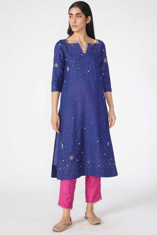 Okhai 'Daystar' Embroidered Kurta Pant Dupatta Set
