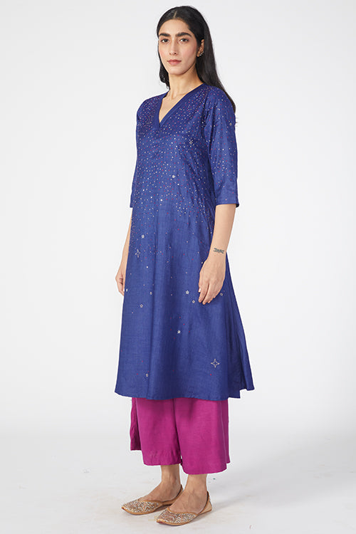 Okhai 'Heavenly' Embroidered Kurta Pant Dupatta Set