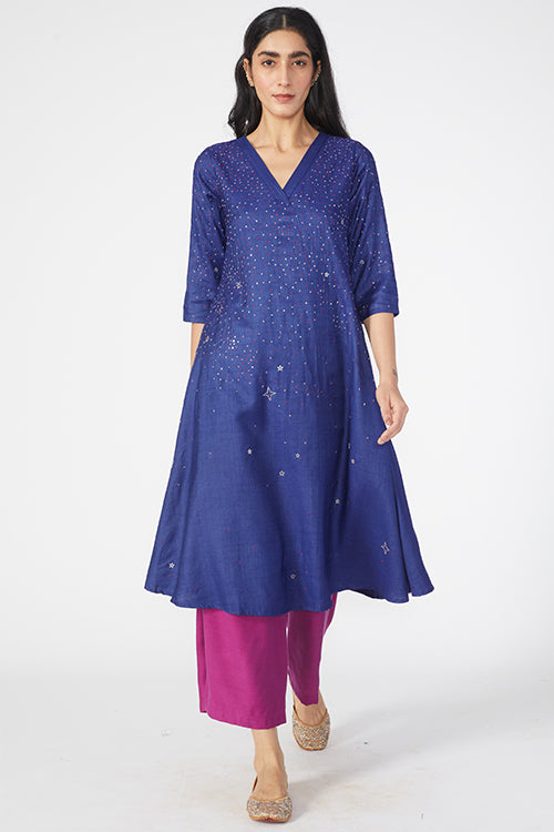 Okhai 'Heavenly' Embroidered Kurta Pant Dupatta Set