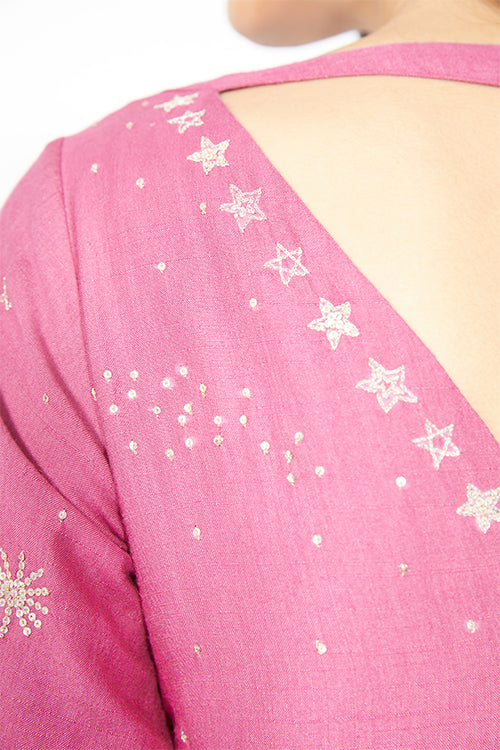 Okhai 'Galaxy' Embroidered Kurta Pant Dupatta Set