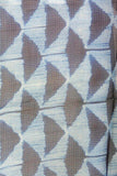 Mura Shibori Handcrafted Classic Indigo Silk Kota Dupatta