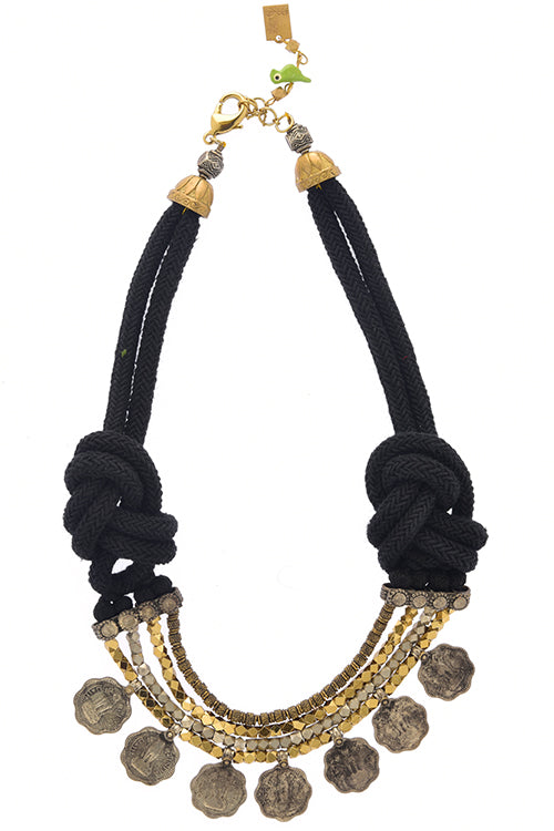 Maya Bazaar Lambani Chillar Necklace-1