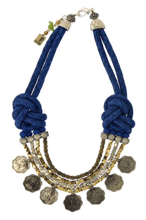 Maya Bazaar Lambani Chillar Necklace-2