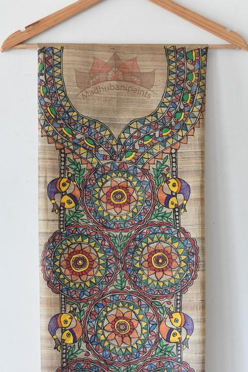 jeevan hand painted madhubani painting kurti online