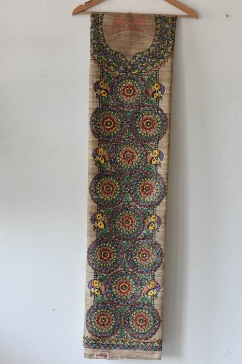 jeevan hand painted madhubani painting kurti online