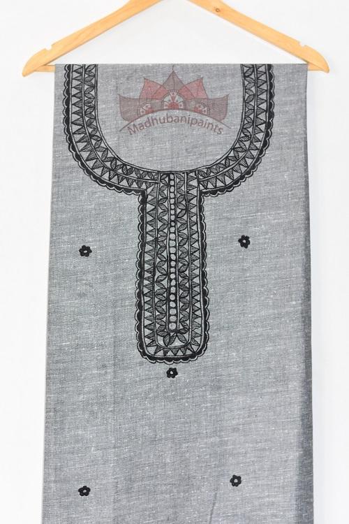 Happy Hathi hand painted madhubani painting kurti online