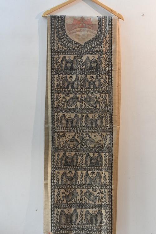 godhna style hand painted madhubani painting kurti online