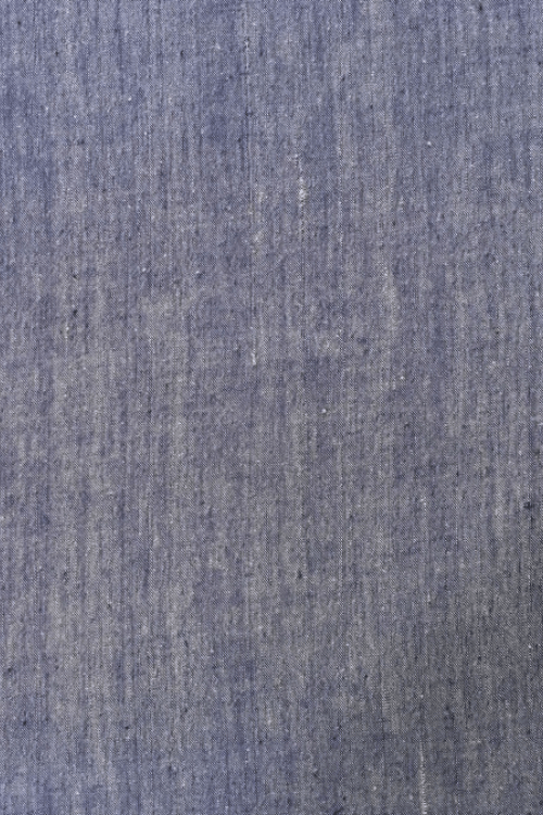 MORALFIBRE 'Blue' Handspun & Handwoven Yarn Dyed Fabric (0.5 Meter)