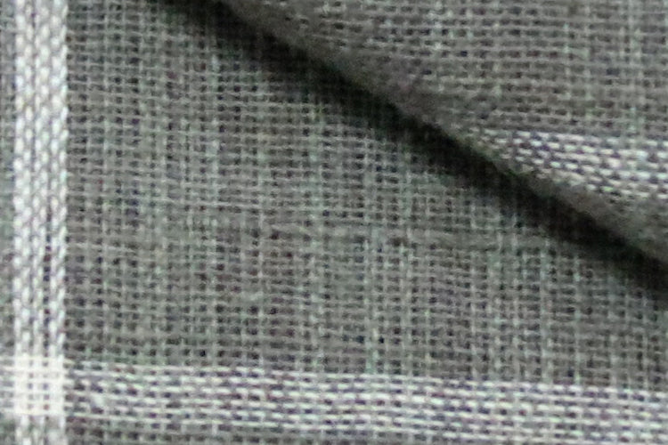Moralfibre'-Grey & Cream 4Cm X 4Cm Checks Fabric (0.5 Meter)