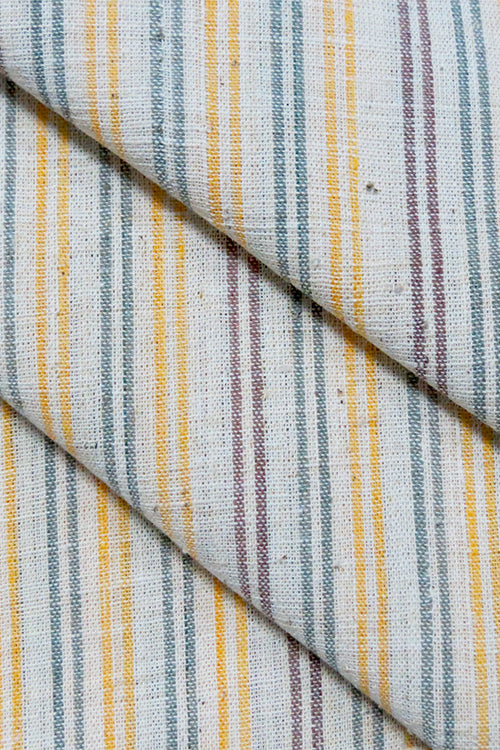Moralfibre'-Multy Color Stripe 09 Fabric (0.5 Meter)