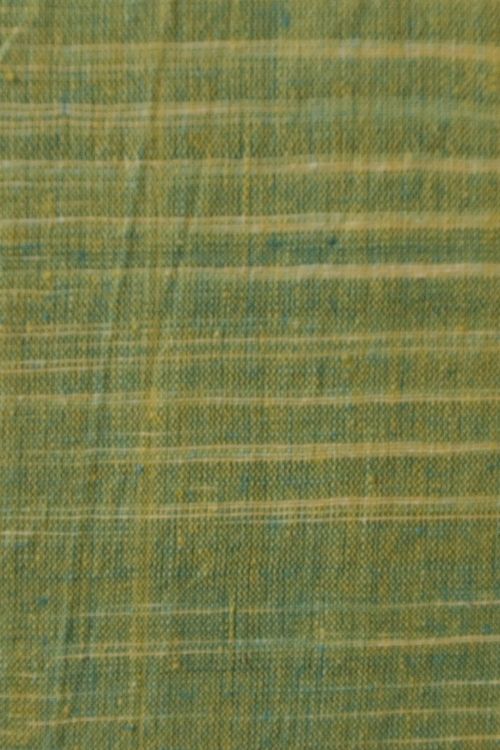 Moral Fibre Green & Yellow Yarn Dyed Fabric MORALFIBRE ( 0.5 m)