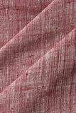 Red Yarn Dyed Fabric MORALFIBRE ( 0.5 m)
