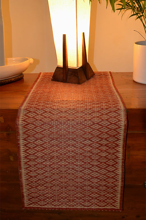 Dharini Masland Table Runner (Rust-Natural)