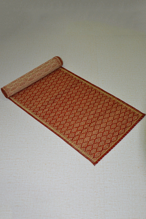 Dharini Masland Table Runner (Rust-Natural)