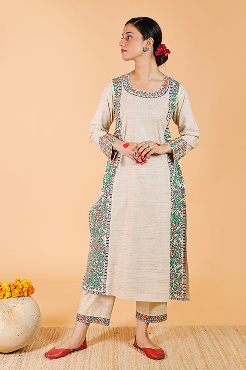 Gubbaro Madhubani Mithila Baag Traditional Cotton Kurta For Women Online