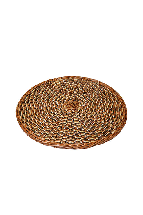 Kadam Haat Handmade Wicker Wall Plate-18"