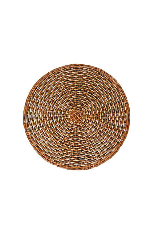 Kadam Haat Handmade Wicker Wall Plate-18"