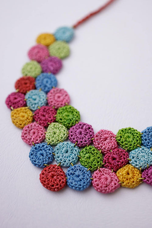 Samoolam Handmade Zuri Necklace ~ Multicolored