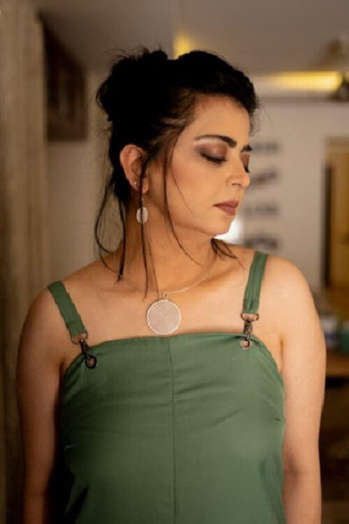 Silver Linings "Moon Hasli" Silver Filigree Necklace