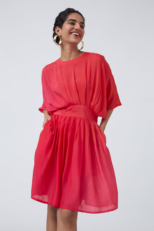 Okhai 'Diaphanous' Ombre Muslin Silk Dress