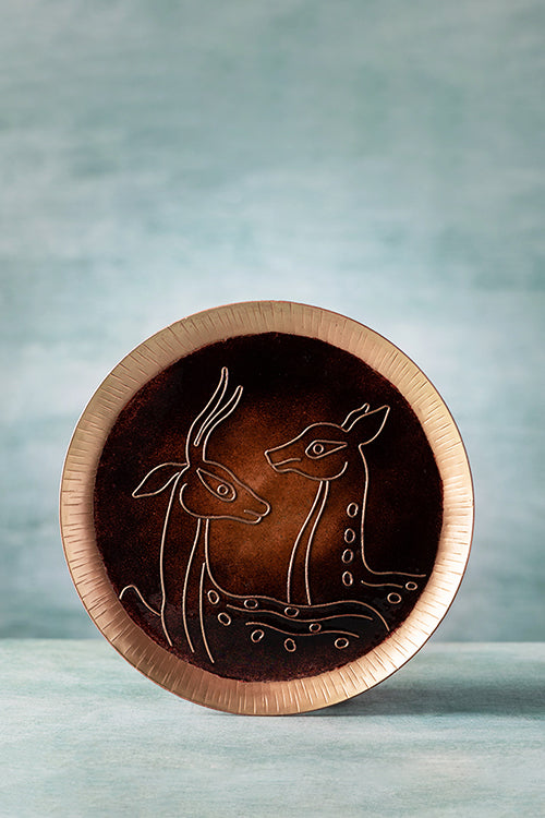 Baaya Design Copper Enamel Animal Series Deer 8