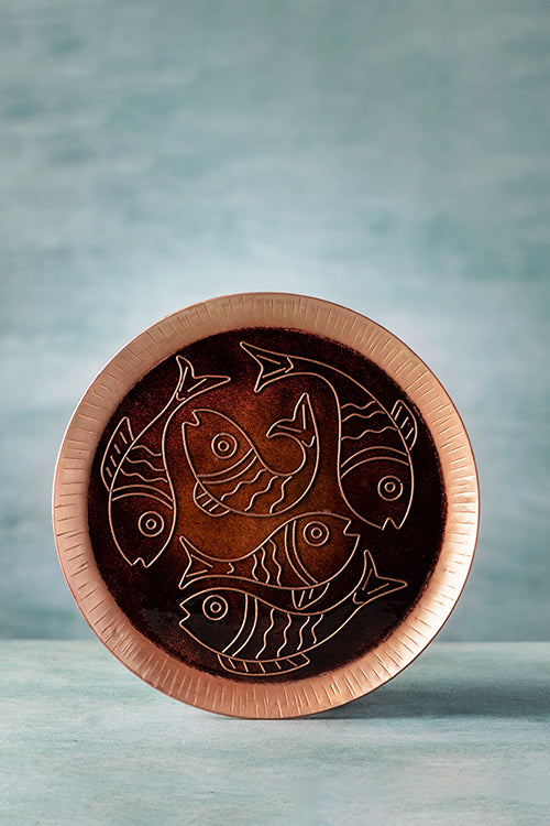 Baaya Design Copper Enamel Animal Series Fishes 8