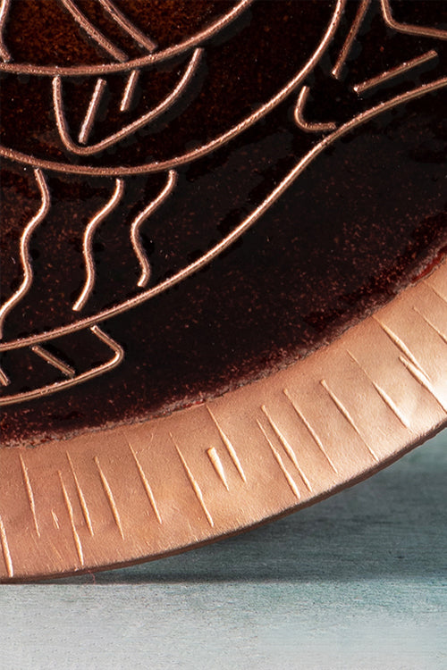 Baaya Design Copper Enamel Animal Series Fishes 8
