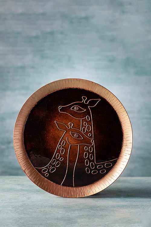 Baaya Design Copper Enamel Animal Series Giraffe 8