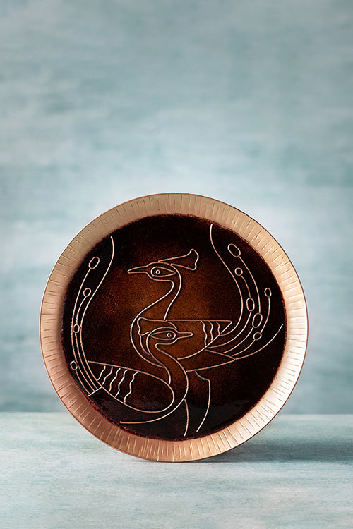 Baaya Design Copper Enamel Animal Series Peacock 8