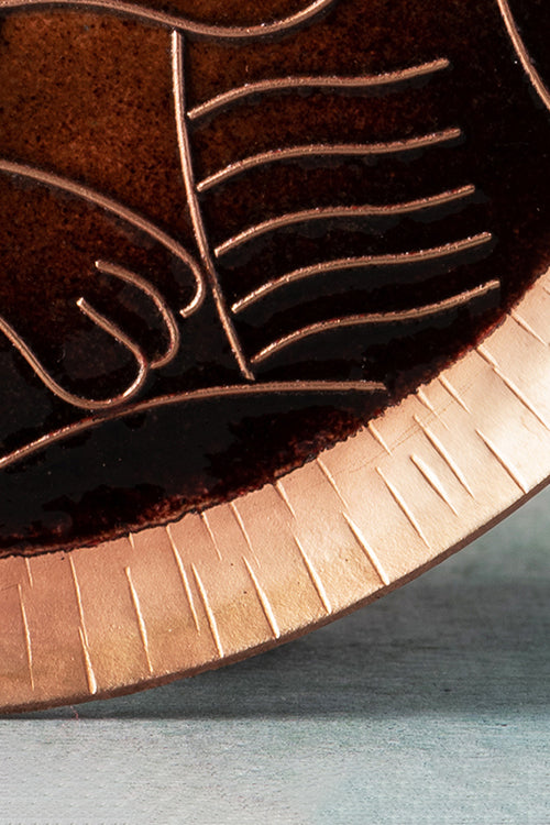 Baaya Design Copper Enamel Animal Series Lion 8
