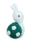 Plumtales "Snail" Handmade Amigurumi Rattle Toy