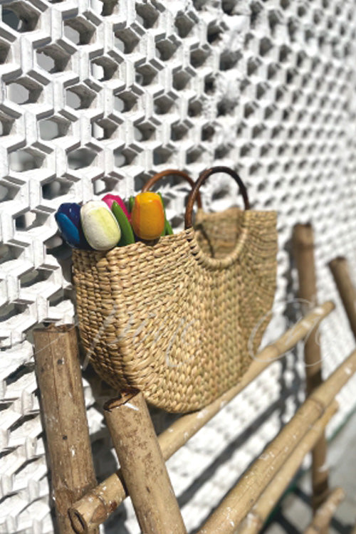 Pine Cone U Shaped Tote