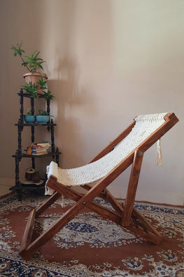 Macramé Lounge Chair