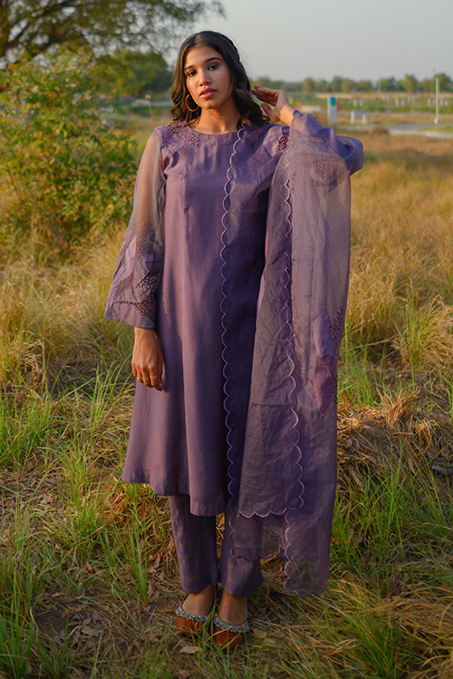 Chambray & Co. Roohi 3 piece Coord Set