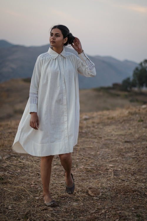 Sadhna Kora 3Q Slv Shirt Dress Okhaistore Sadhna Kora 3Q Slv Shirt Dress Okhaistore
