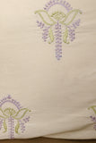 Rangsutra 'Bageecha' Chikankari Embroidered Butta Cotton Cushion Cover