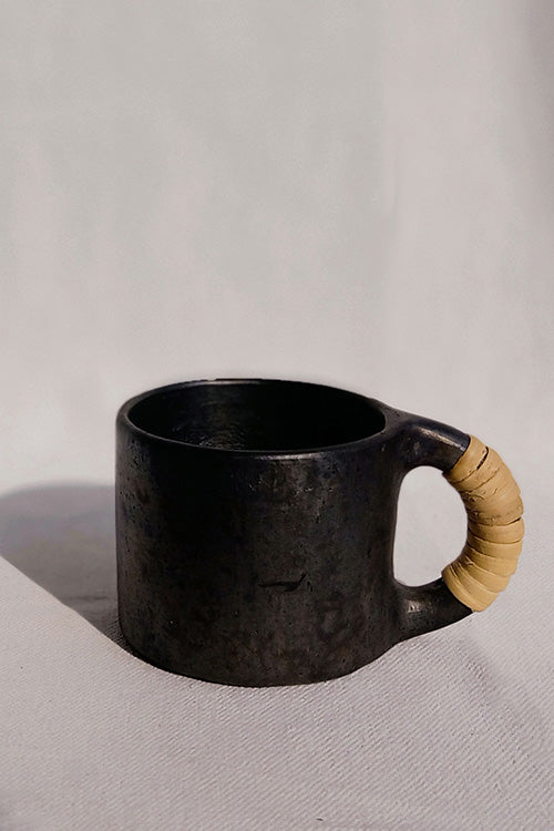 Terracotta by Sachii "Longpi Black Pottery Coffee Mug Small Set of 2"