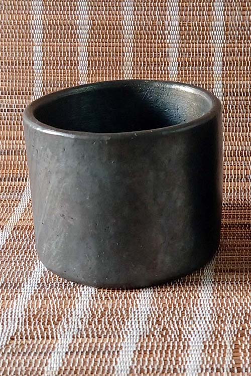 Terracotta by Sachii "Longpi Black Pottery Tumbler Small"