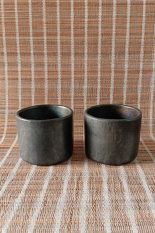 Terracotta by Sachii "Longpi Black Pottery Tumbler Small"